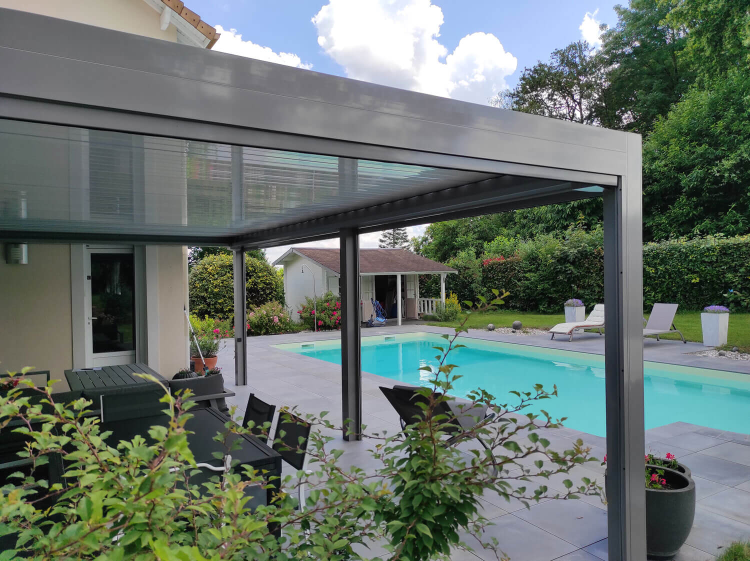 pergola Installation fenêtre